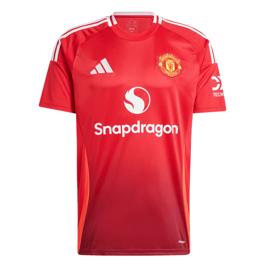 Camiseta Manchester United 2024/25 Primera Equipación Local Hombre - Versión Hincha