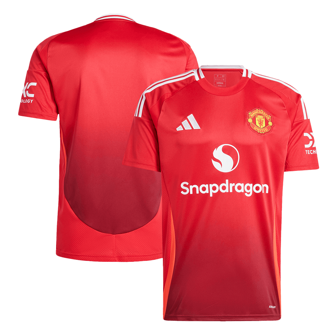 Camiseta Manchester United 2024/25 Primera Equipación Local Hombre - Versión Hincha