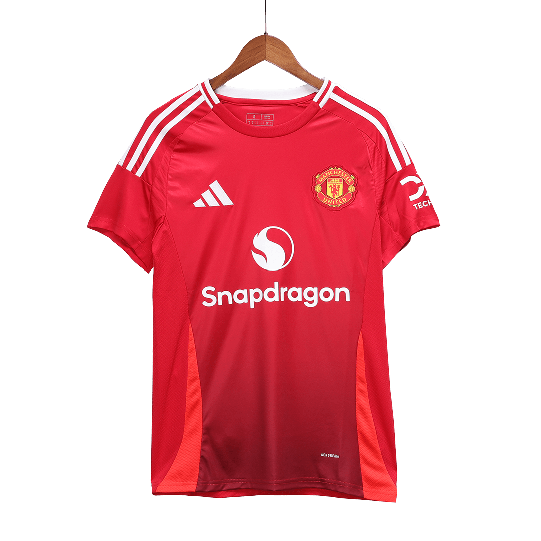 Camiseta Manchester United 2024/25 Primera Equipación Local Hombre - Versión Hincha