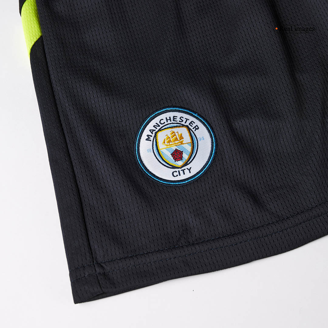 Miniconjunto Manchester City 2024/25 Segunda Equipación Visitante Niño (Camiseta + Pantalón Corto)