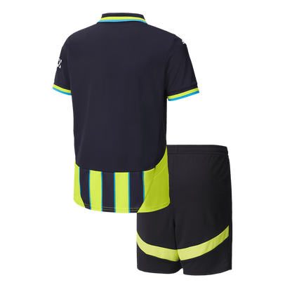 Miniconjunto Manchester City 2024/25 Segunda Equipación Visitante Niño (Camiseta + Pantalón Corto)