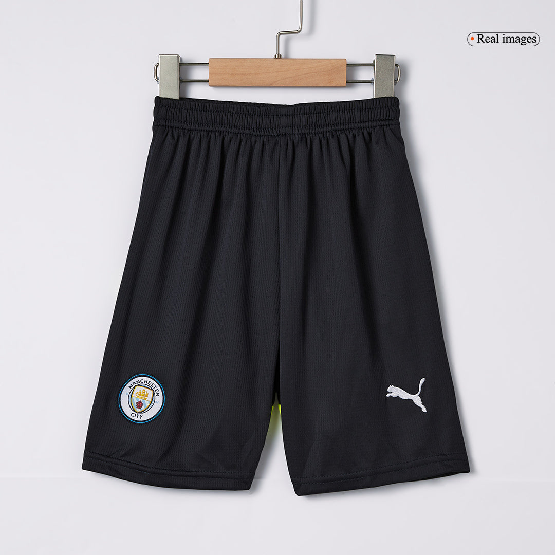 Miniconjunto Manchester City 2024/25 Segunda Equipación Visitante Niño (Camiseta + Pantalón Corto)