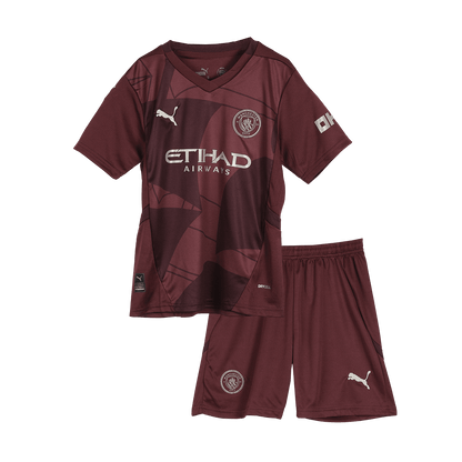 Miniconjunto Manchester City 2024/25 Tercera Equipación Niño (Camiseta + Pantalón Corto)