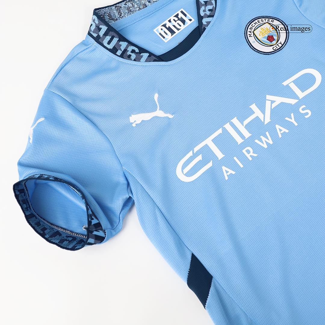 Miniconjunto Manchester City 2024/25 Primera Equipación Local Niño (Camiseta + Pantalón Corto)