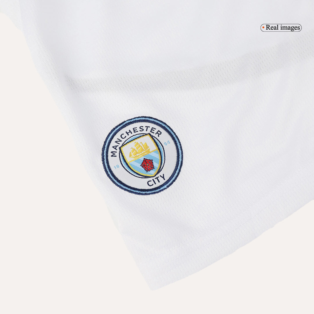 Miniconjunto Manchester City 2024/25 Primera Equipación Local Niño (Camiseta + Pantalón Corto)