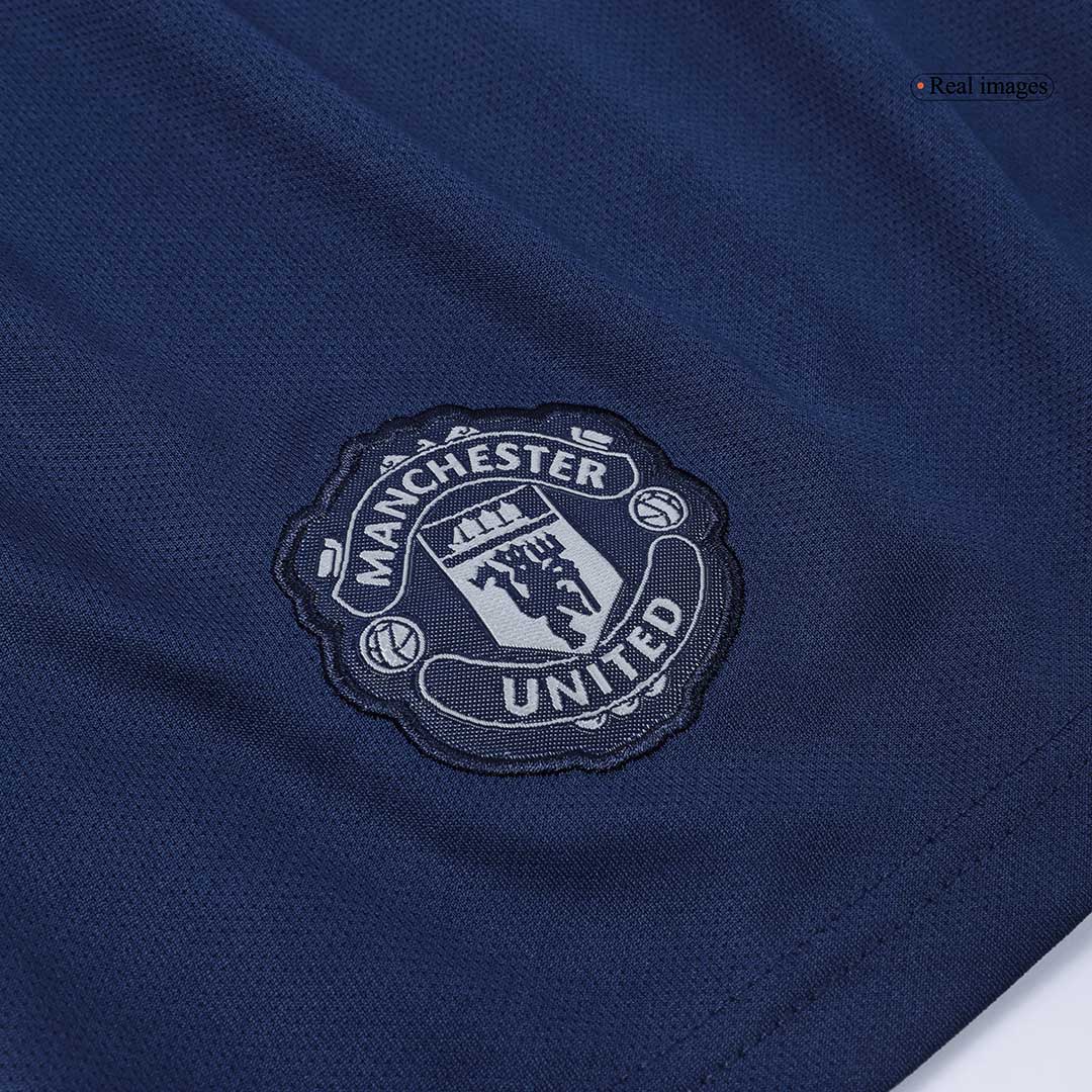 Miniconjunto Manchester United 2024/25 Segunda Equipación Visitante Niño (Camiseta + Pantalón Corto)