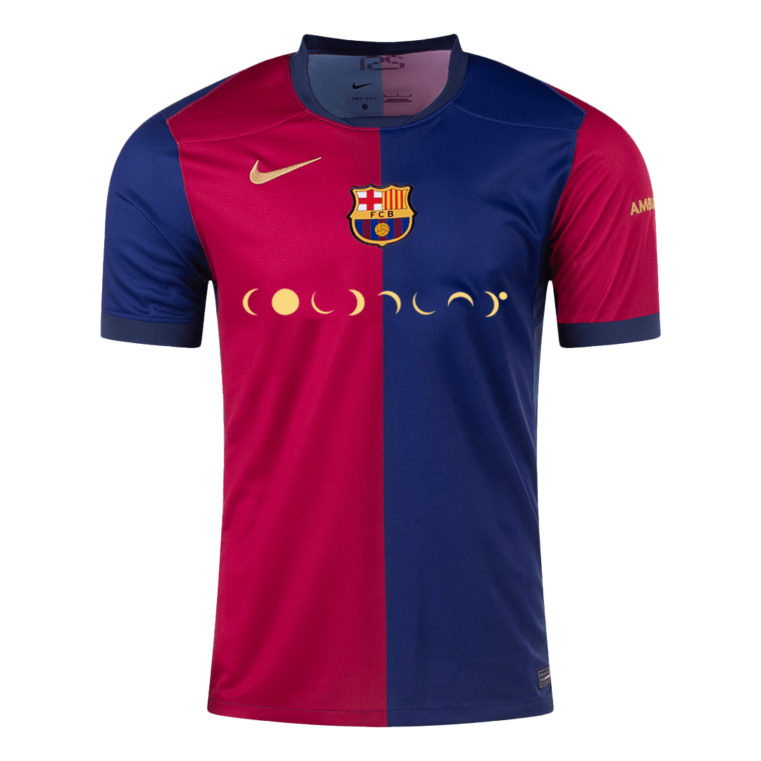 Barcelona 2024/25 Home Shirt Men's First Kit X COLDPLAY - Fan Version