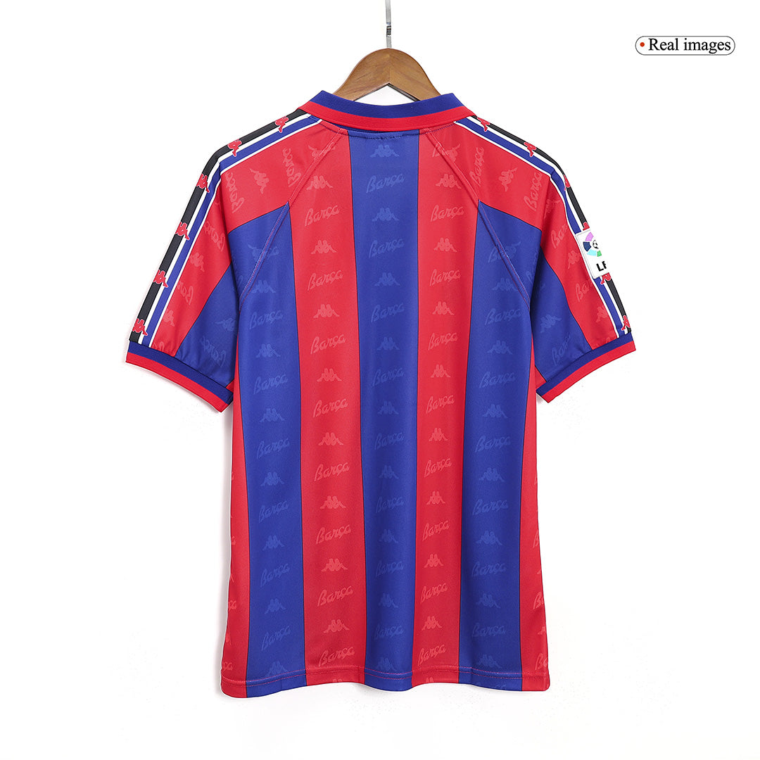 Camiseta Retro 1996/97 Barcelona Primera Equipación Local Hombre - Versión Hincha