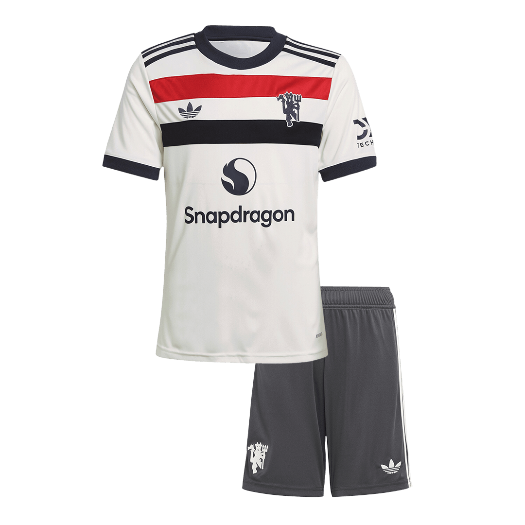 Miniconjunto Manchester United 2024/25 Tercera Equipación Niño (Camiseta + Pantalón Corto) 