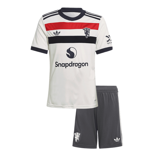 Miniconjunto Manchester United 2024/25 Tercera Equipación Niño (Camiseta + Pantalón Corto) 