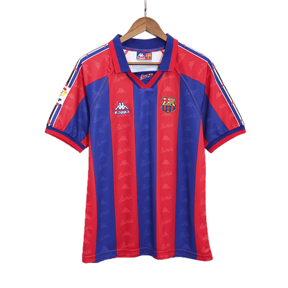 Camiseta Retro 1996/97 Barcelona Primera Equipación Local Hombre - Versión Hincha