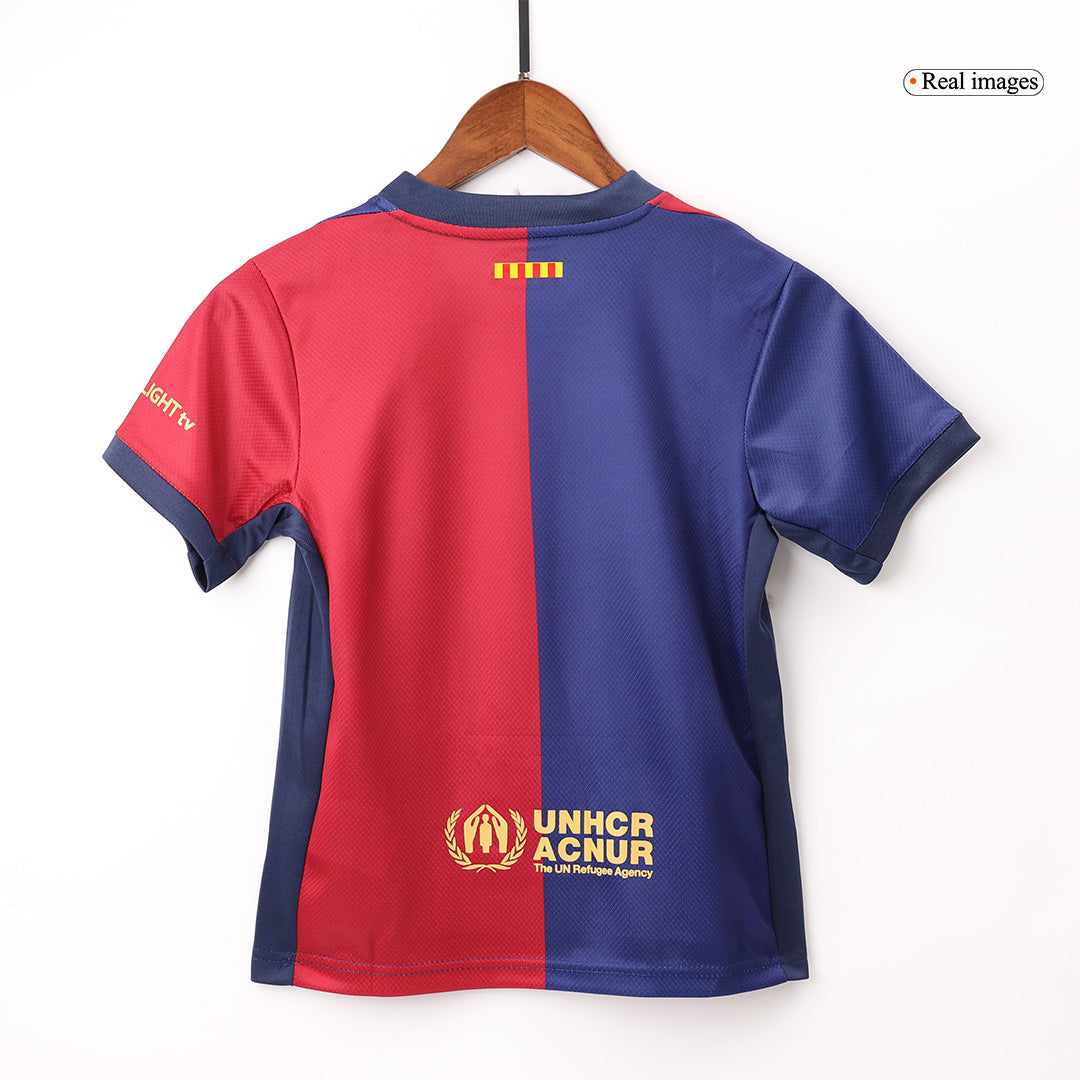 Miniconjunto Barcelona 2024/25 Primera Equipación Local Niño (Camiseta + Pantalón Corto)