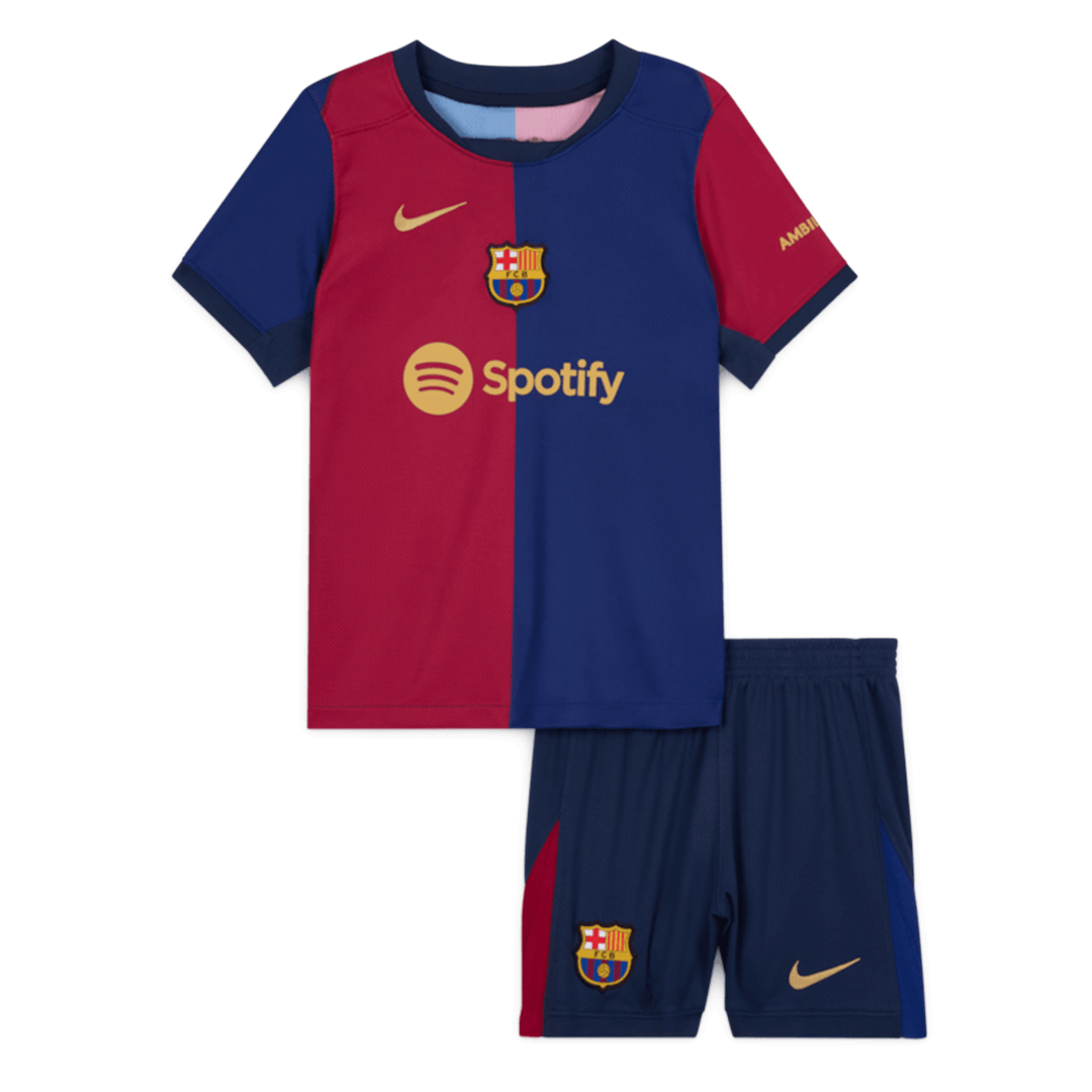 Miniconjunto Barcelona 2024/25 Primera Equipación Local Niño (Camiseta + Pantalón Corto)