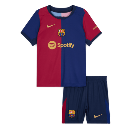 Miniconjunto Barcelona 2024/25 Primera Equipación Local Niño (Camiseta + Pantalón Corto)