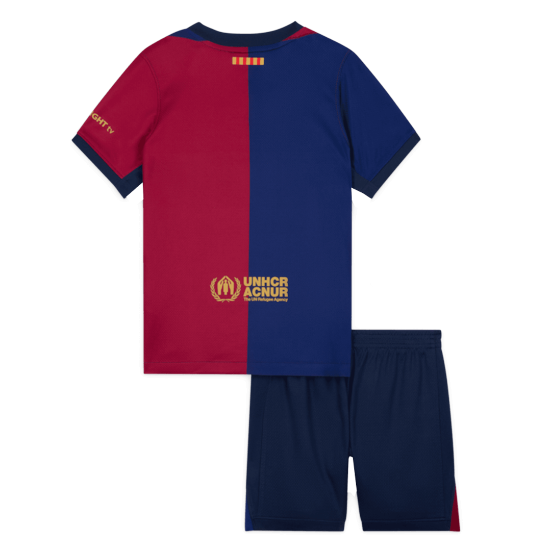 Miniconjunto Barcelona 2024/25 Primera Equipación Local Niño (Camiseta + Pantalón Corto)