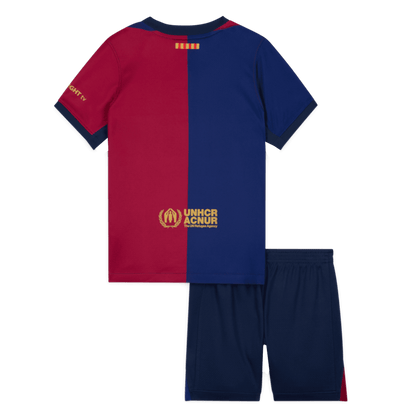 Miniconjunto Barcelona 2024/25 Primera Equipación Local Niño (Camiseta + Pantalón Corto)