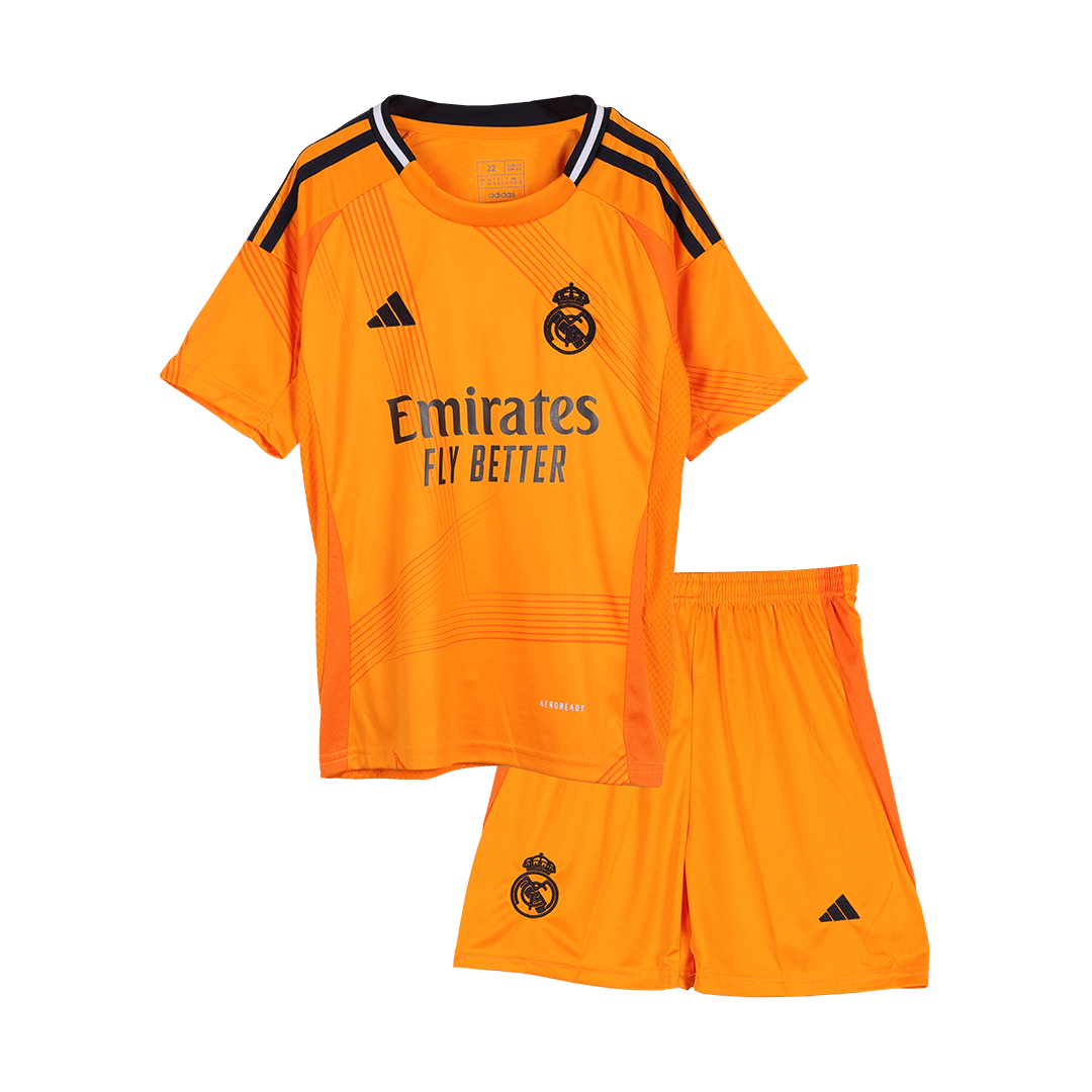 Miniconjunto Real Madrid 2024/25 Segunda Equipación Visitante Niño (Camiseta + Pantalón Corto)